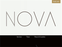 Tablet Screenshot of novasalonstl.com